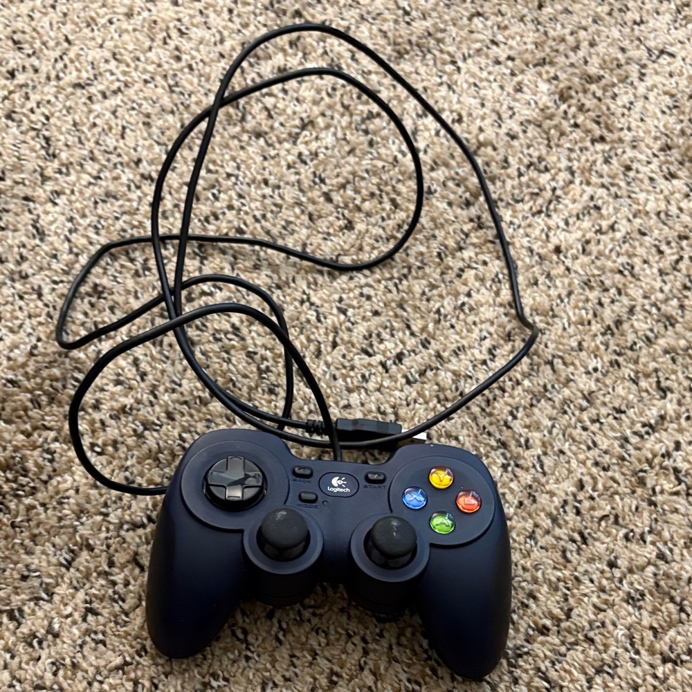 Logitech Black Wired Gaming Controller